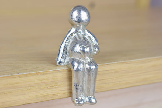 Pregnant Figure | Expectant Parent Mum Dad | Baby Shower | We Made a Family Extra Sculpture Figurines