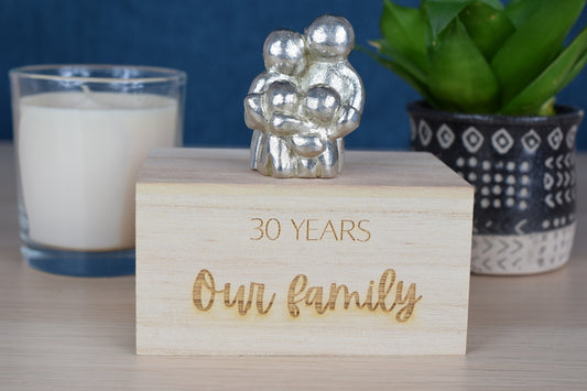 30 Years Our Little Hugging Family | 30th Anniversary Gift - Choose Your Own Family Combination | Part of the We Made a Family Range