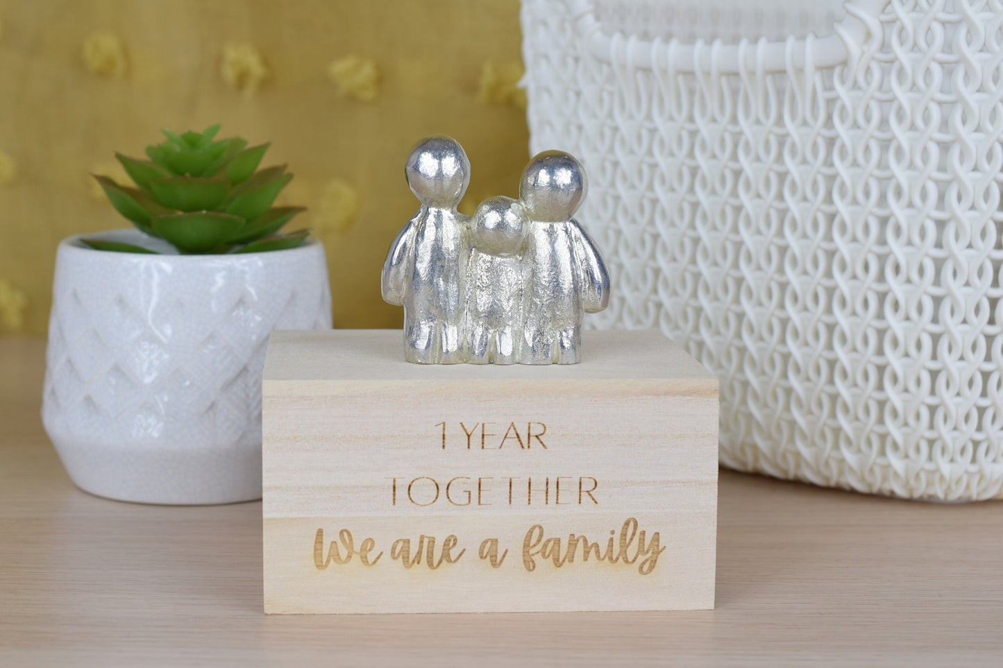 1 Year Together We Are A Family | 1st Anniversary Gift - Choose Your Own Family Combination | Part of the We Made a Family Range