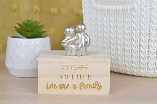 20 Years Together We Are A Family | 20th Anniversary Gift - Choose Your Own Family Combination | Part of the We Made a Family Range