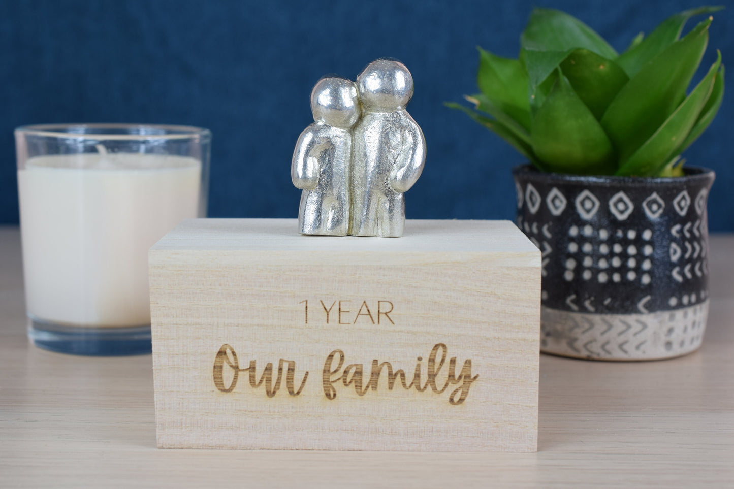 1 Years Our Little Hugging Family | 1st Anniversary Gift - Choose Your Own Family Combination | Part of the We Made a Family Range