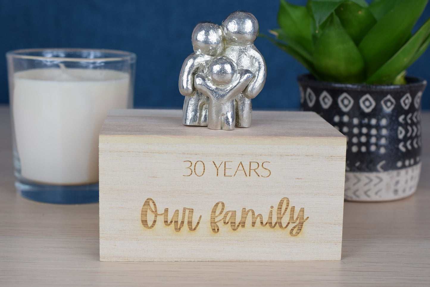 30 Years Our Little Hugging Family | 30th Anniversary Gift - Choose Your Own Family Combination | Part of the We Made a Family Range