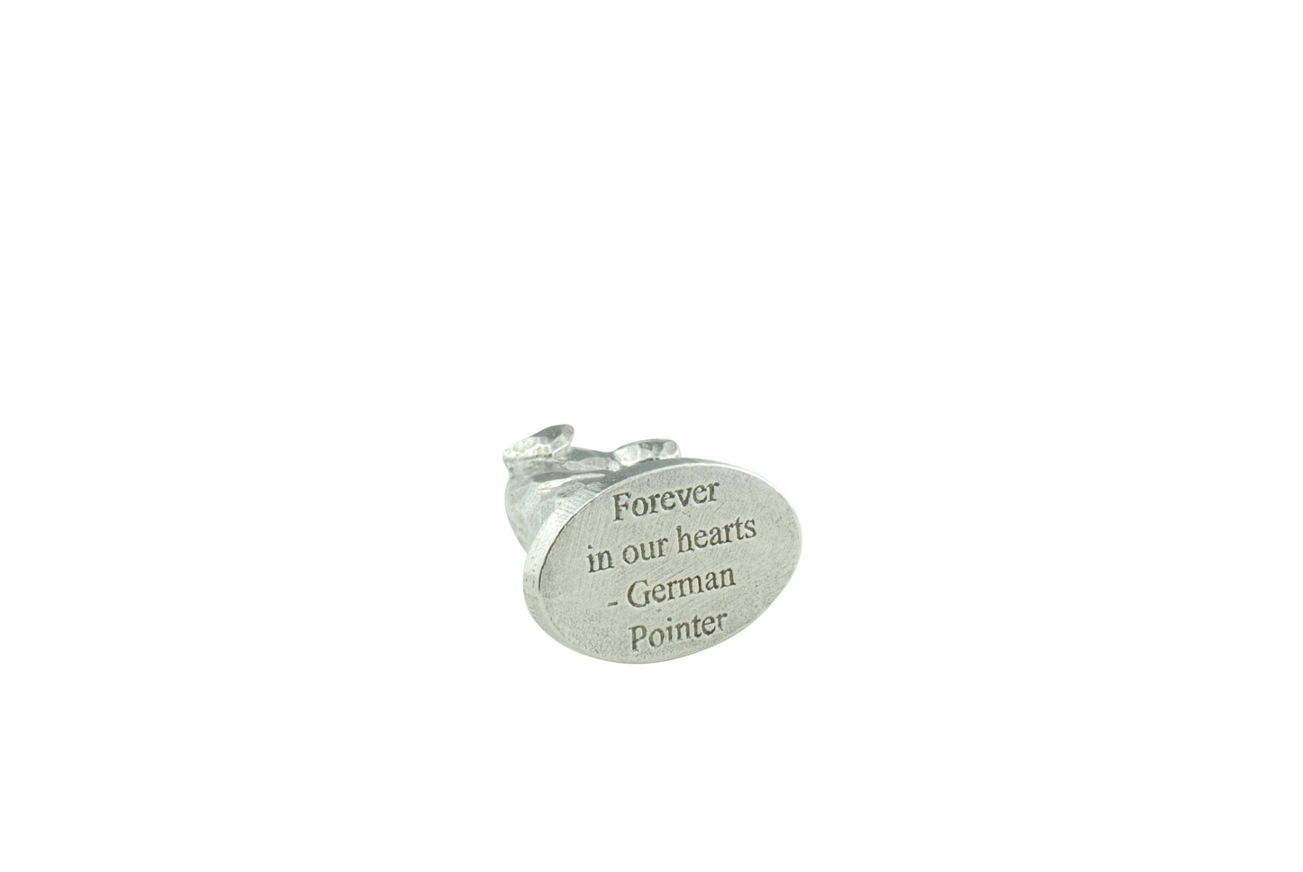 Metal Dog Ornament German Pointer - Forever In Our Hearts
