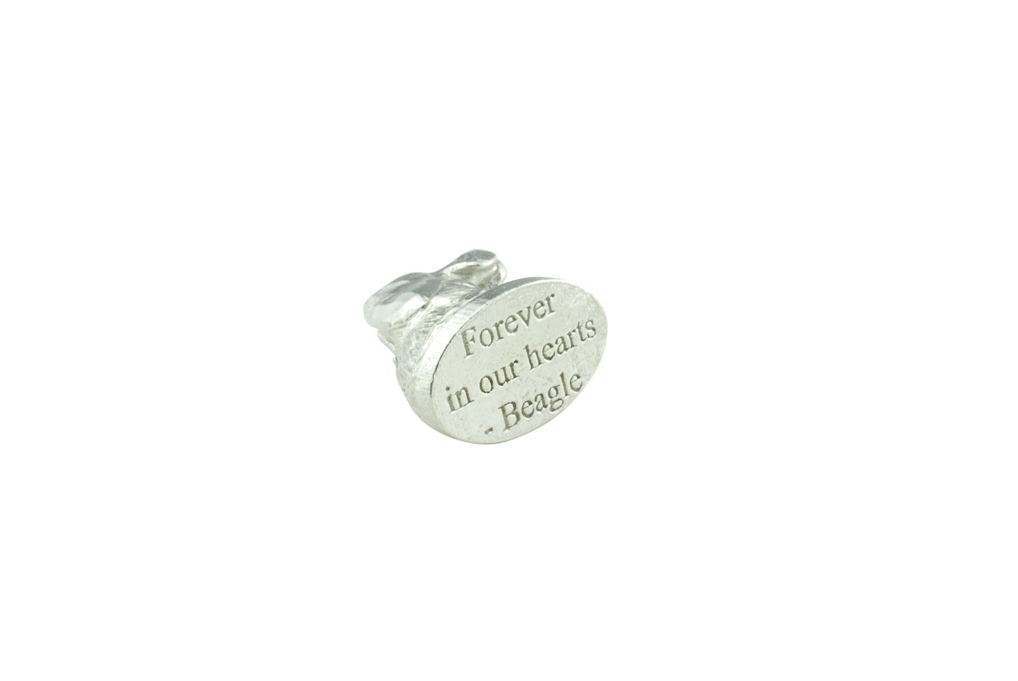 Metal Dog Ornament Beagle - Forever In Our Hearts