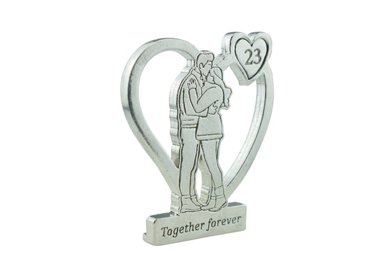 Together Forever Hugging Anniversary Gift - 23rd Anniversary