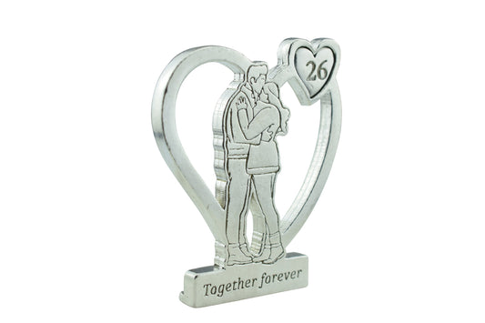 Together Forever Hugging Anniversary Gift - 26th Anniversary