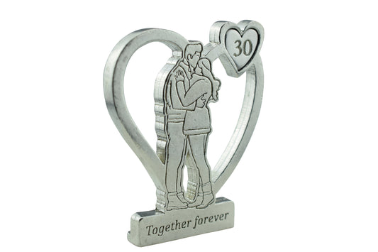 Together Forever Hugging Anniversary Gift - 30th Anniversary