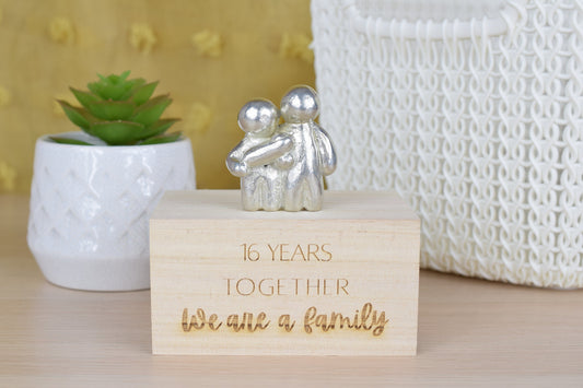 16 Years Together We Are A Family | 16th Anniversary Gift - Choose Your Own Family Combination | Part of the We Made a Family Range