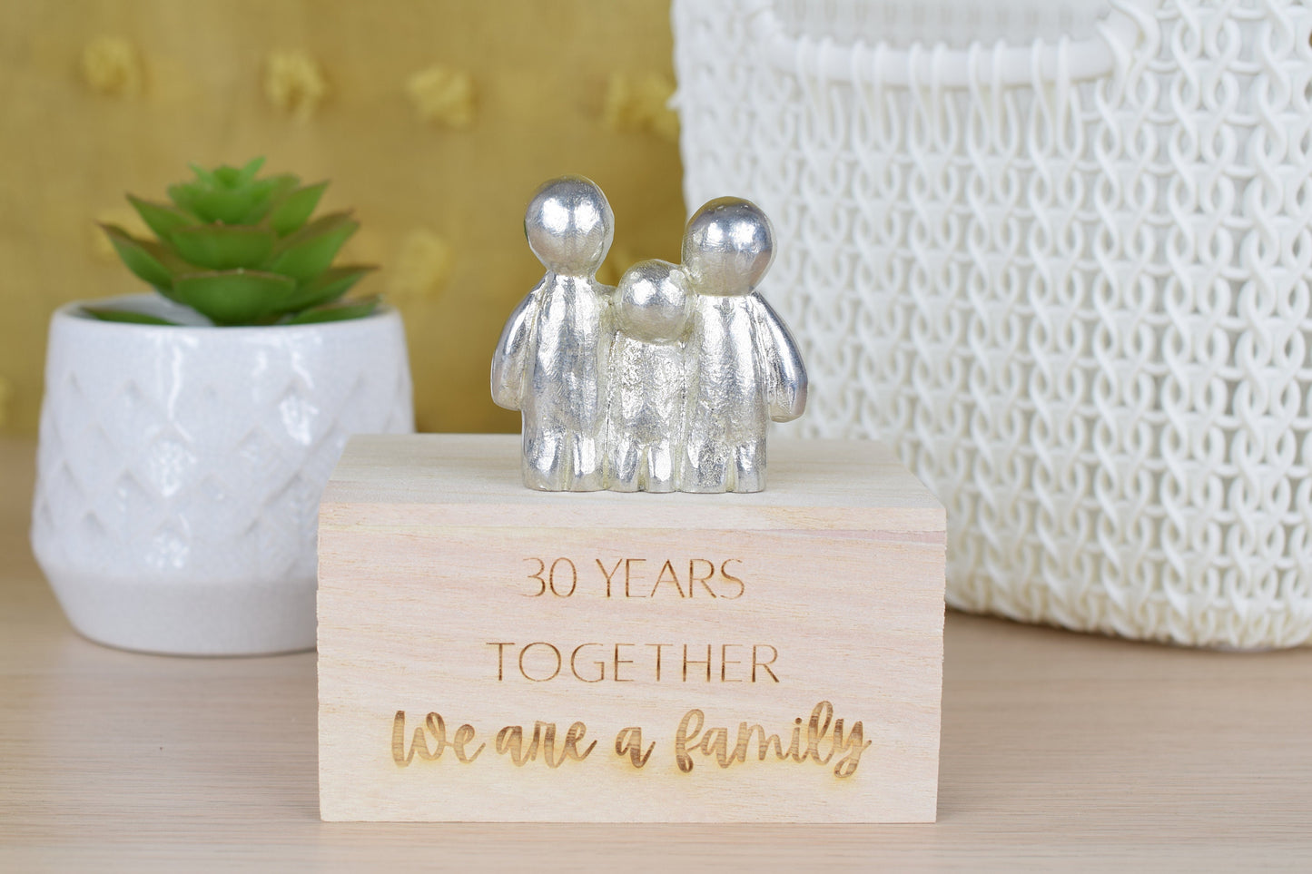 30 Years Together We Are A Family | 30th Anniversary Gift - Choose Your Own Family Combination | Part of the We Made a Family Range
