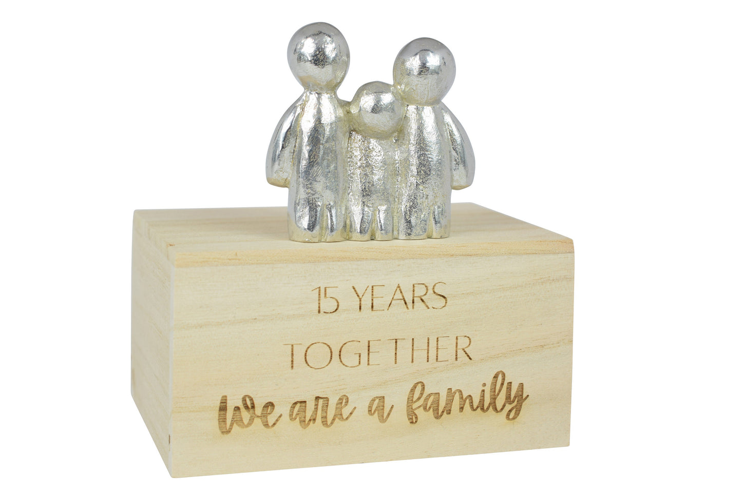 15 Years Together We Are A Family | 15th Anniversary Gift - Choose Your Own Family Combination | Part of the We Made a Family Range