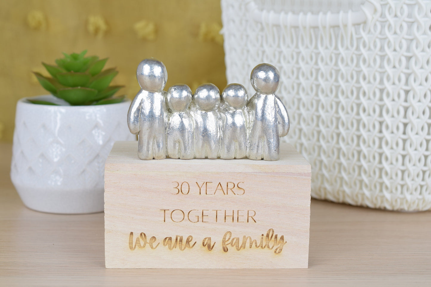30 Years Together We Are A Family | 30th Anniversary Gift - Choose Your Own Family Combination | Part of the We Made a Family Range