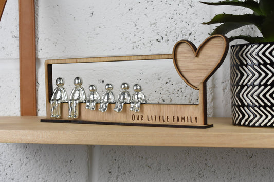 Personalised - Our Little Family | Family Anniversary Gift - Choose Your Own Family Combination