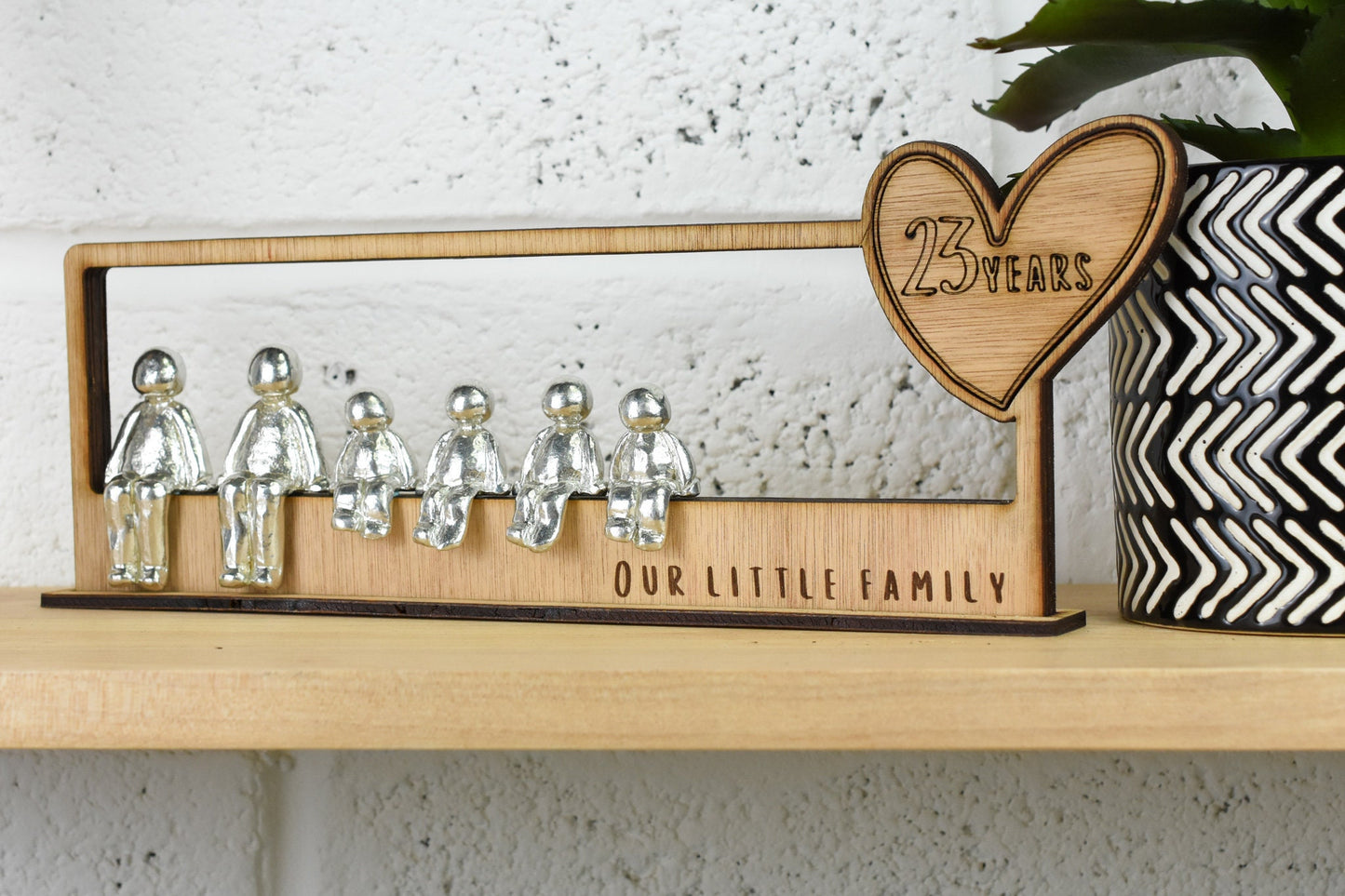 23 Years Our Little Family | 23rd Anniversary Gift - Choose Your Own Family Combination
