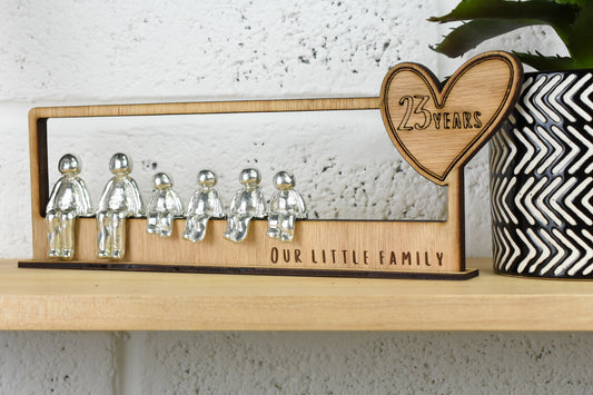 23 Years Our Little Family | 23rd Anniversary Gift - Choose Your Own Family Combination